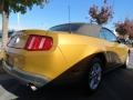 2010 Sunset Gold Metallic Ford Mustang V6 Convertible  photo #3