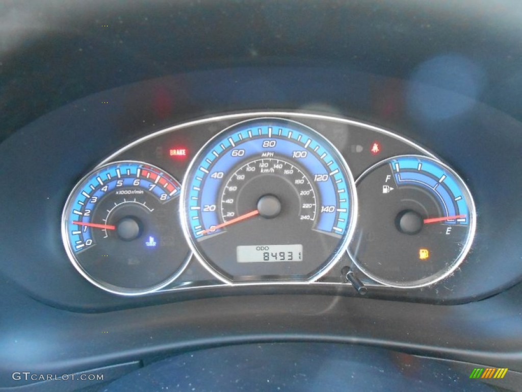 2009 Forester 2.5 X Premium - Spark Silver Metallic / Black photo #10
