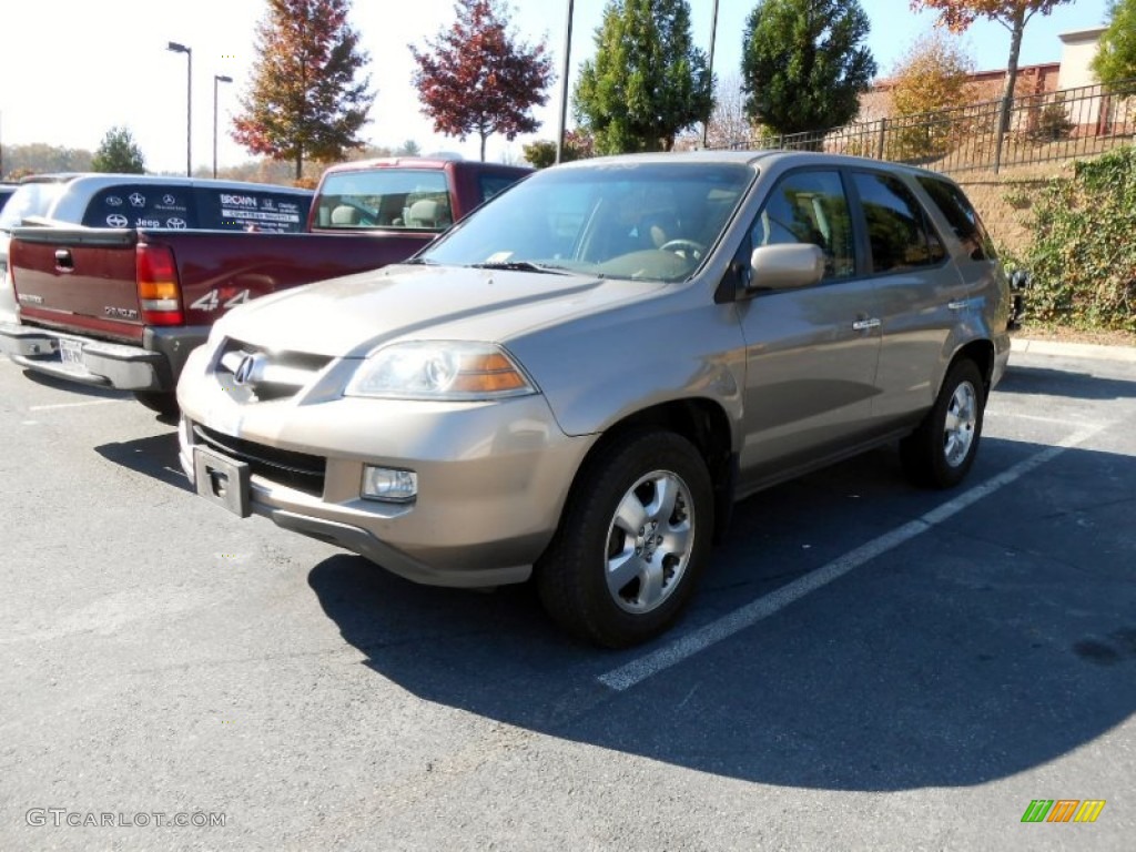 2004 MDX  - Sandstone Metallic / Saddle photo #2