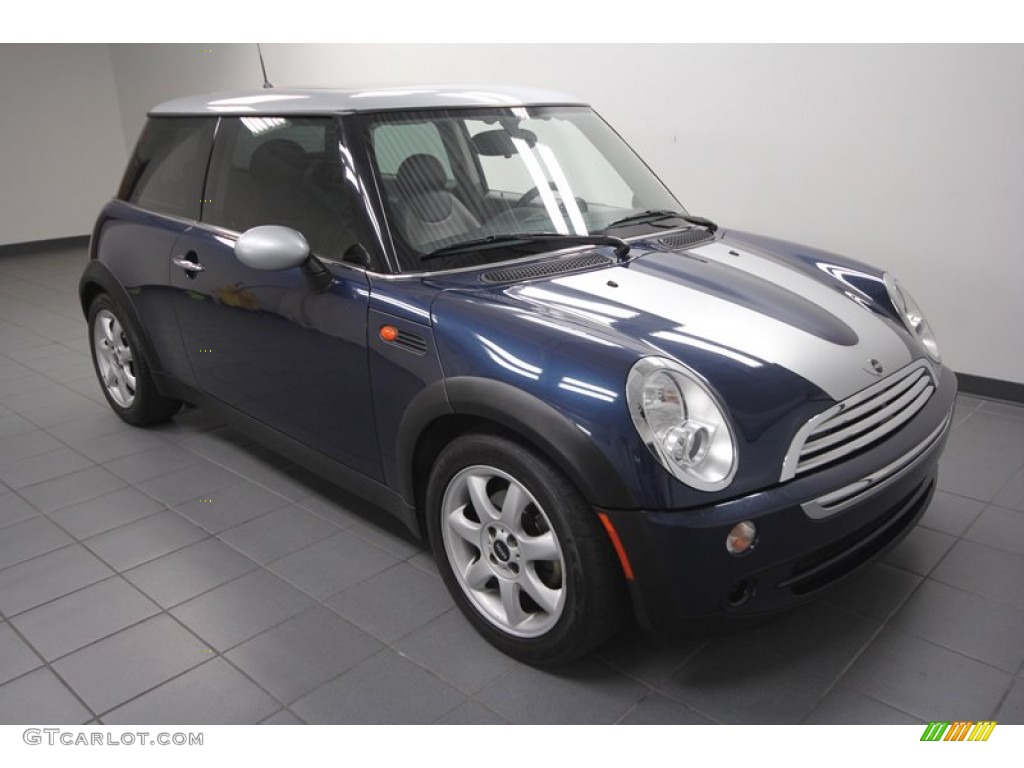 2006 Cooper Hardtop - Space Blue Metallic / Space Gray/Panther Black photo #8