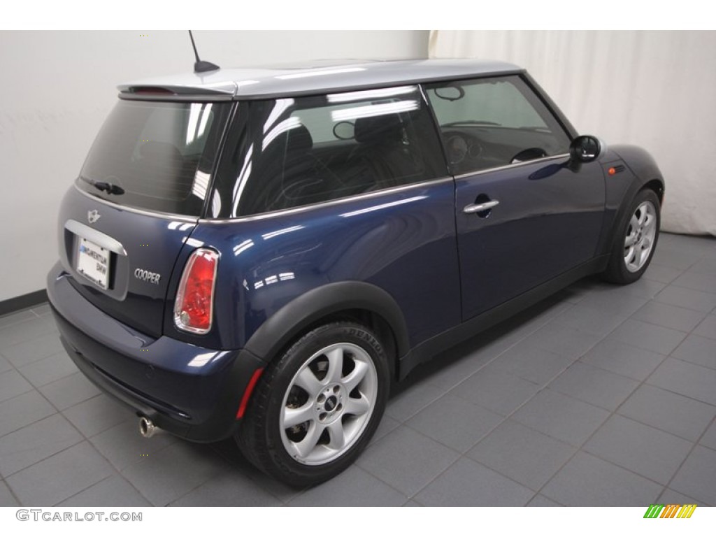 2006 Cooper Hardtop - Space Blue Metallic / Space Gray/Panther Black photo #11