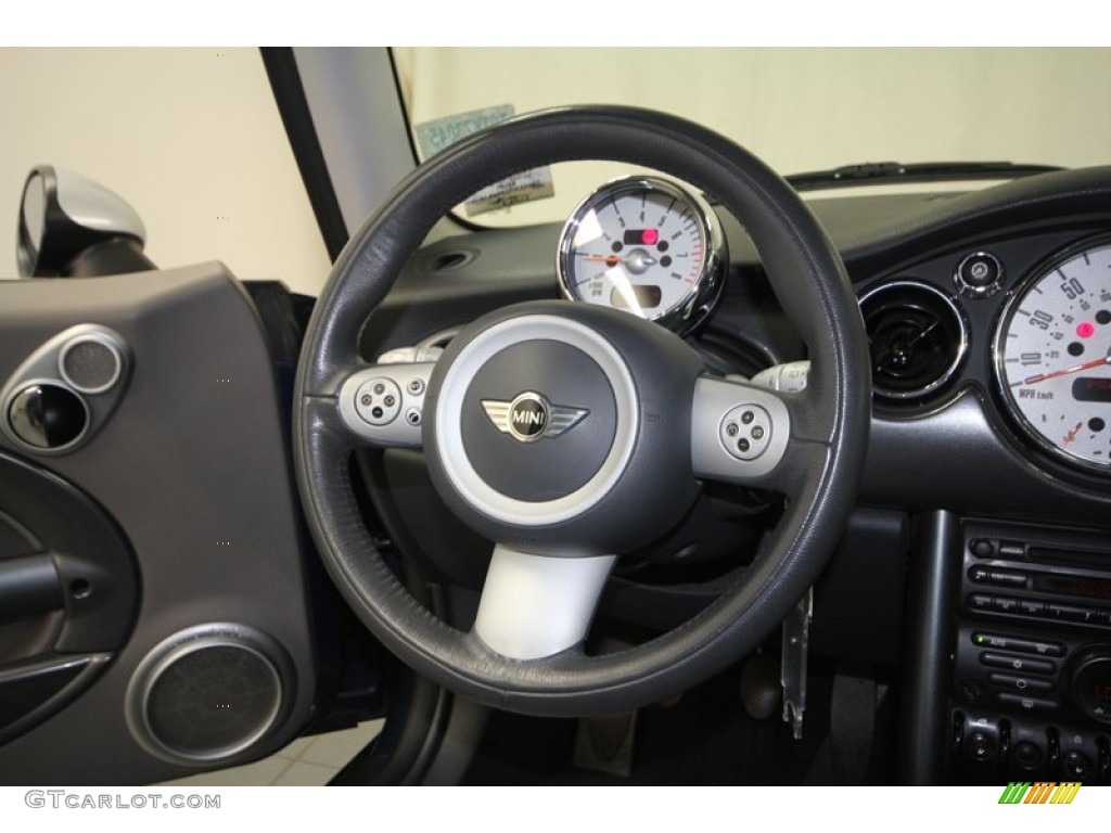 2006 Cooper Hardtop - Space Blue Metallic / Space Gray/Panther Black photo #22