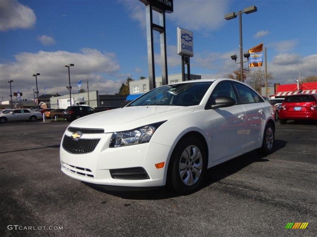 2013 Cruze LS - Summit White / Jet Black/Medium Titanium photo #2