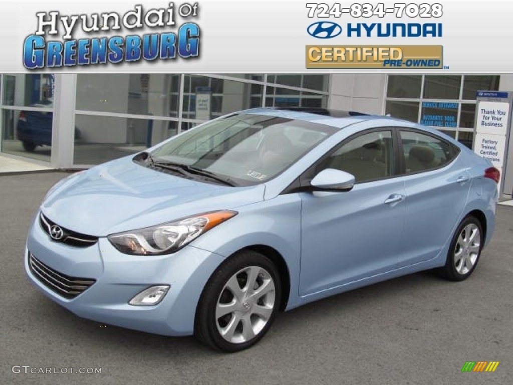 Blue Sky Metallic Hyundai Elantra