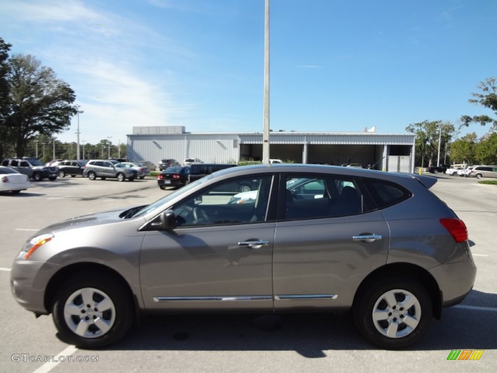 2011 Rogue S - Gotham Gray Metallic / Black photo #2