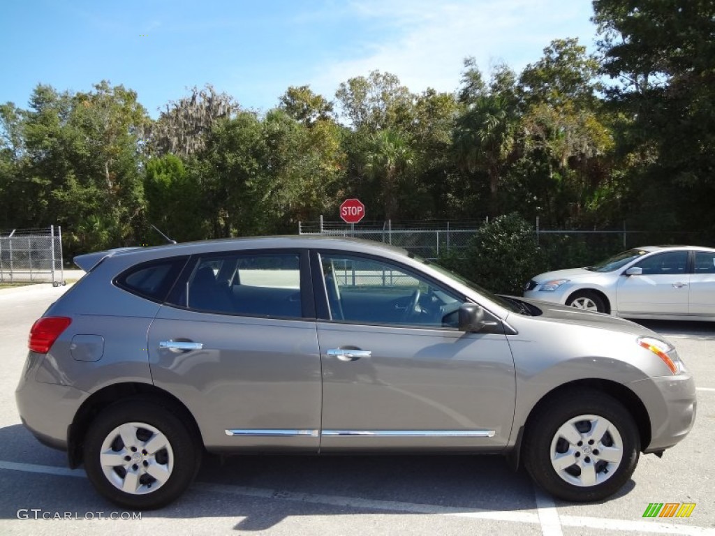 2011 Rogue S - Gotham Gray Metallic / Black photo #10