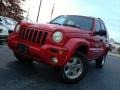 2002 Flame Red Jeep Liberty Limited 4x4  photo #2