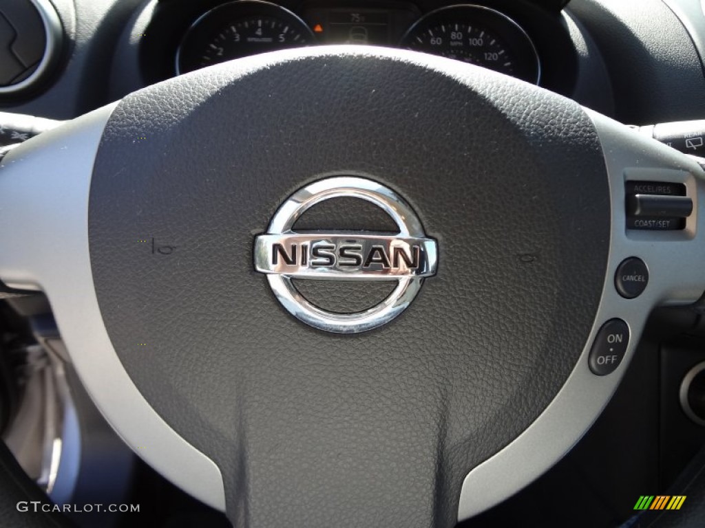 2011 Rogue S - Gotham Gray Metallic / Black photo #23