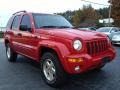 2002 Flame Red Jeep Liberty Limited 4x4  photo #6