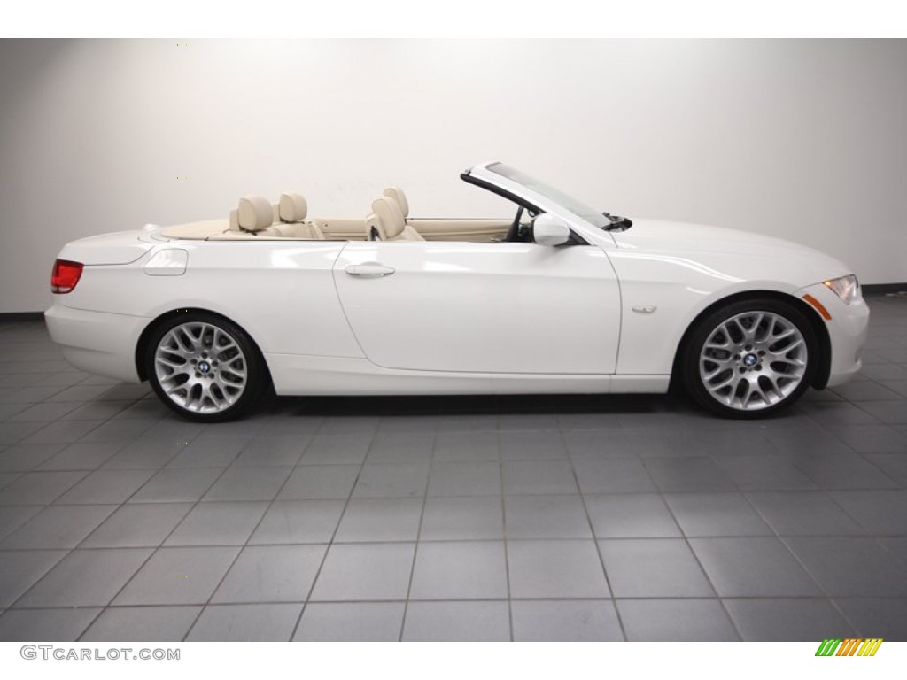 2010 3 Series 328i Convertible - Alpine White / Cream Beige photo #7