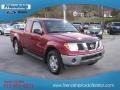 2008 Red Brawn Nissan Frontier SE King Cab 4x4  photo #4