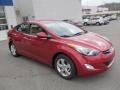 2013 Red Allure Hyundai Elantra GLS  photo #3