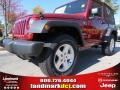 2013 Deep Cherry Red Crystal Pearl Jeep Wrangler Sport S 4x4  photo #1