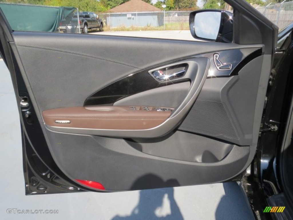 2013 Hyundai Azera Standard Azera Model Chestnut Brown Door Panel Photo #73149117