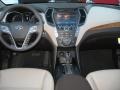 Beige 2013 Hyundai Santa Fe Sport 2.0T Dashboard