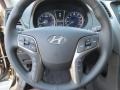 2013 Hyundai Azera Chestnut Brown Interior Steering Wheel Photo