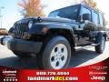 2013 Black Jeep Wrangler Unlimited Sahara 4x4  photo #1