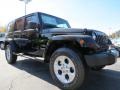 2013 Black Jeep Wrangler Unlimited Sahara 4x4  photo #4
