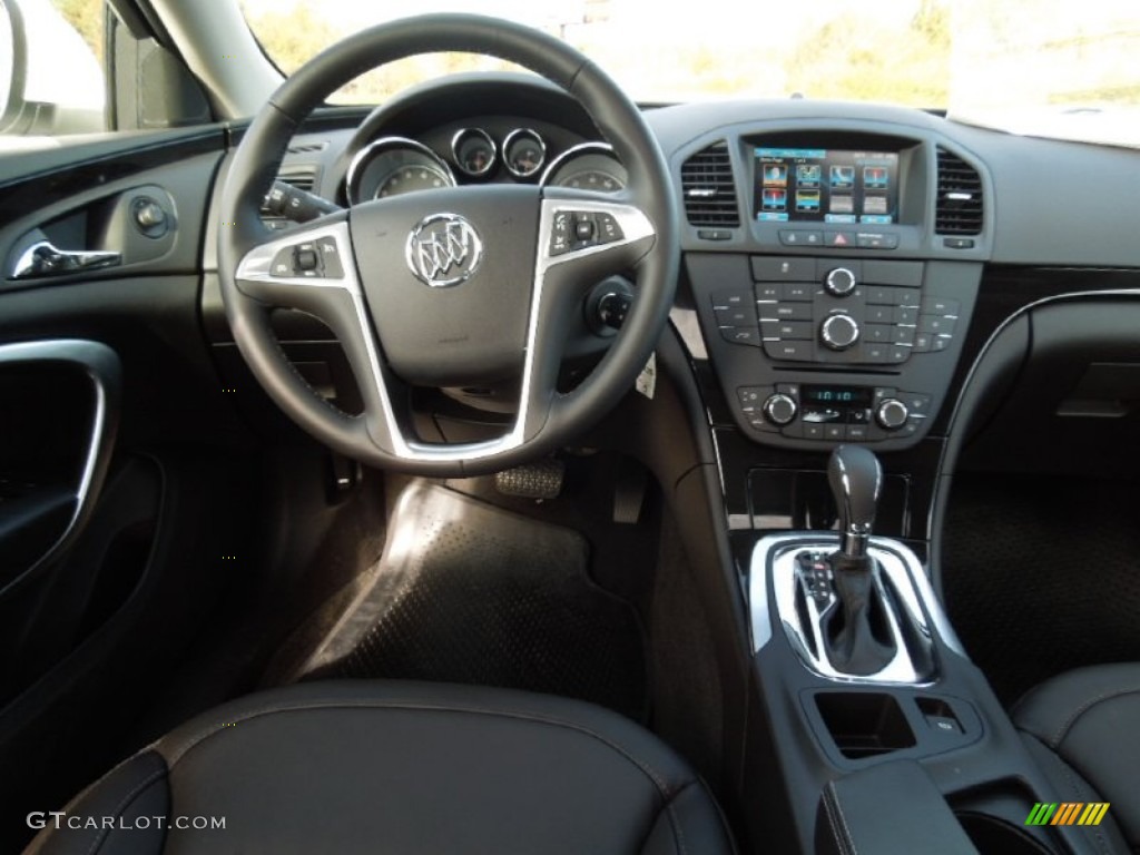 2013 Buick Regal Standard Regal Model Ebony Dashboard Photo #73149735