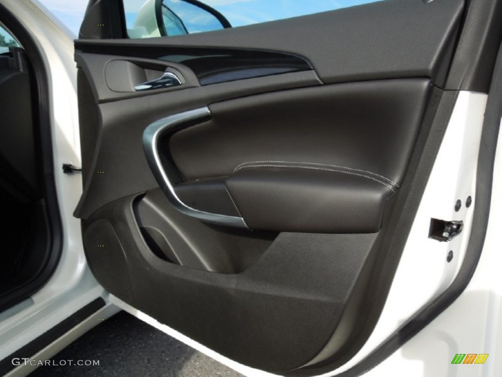 2013 Buick Regal Standard Regal Model Ebony Door Panel Photo #73149894