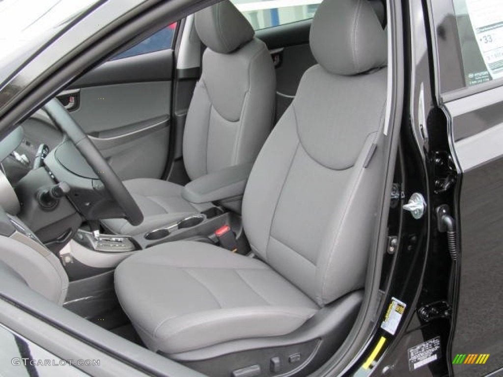 2013 Elantra Limited - Black / Gray photo #7