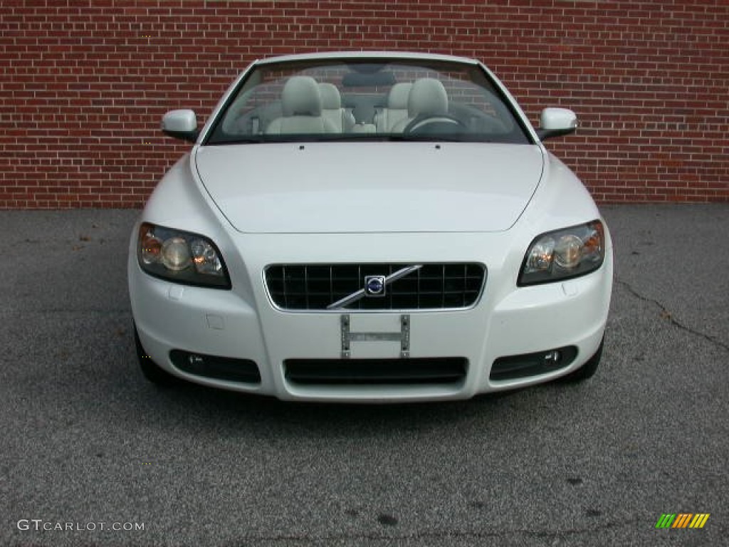 2009 C70 T5 Convertible - Ice White / Calcite photo #7