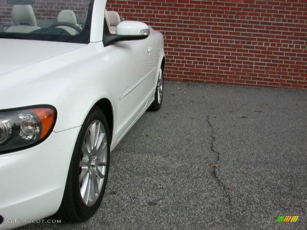 2009 C70 T5 Convertible - Ice White / Calcite photo #19