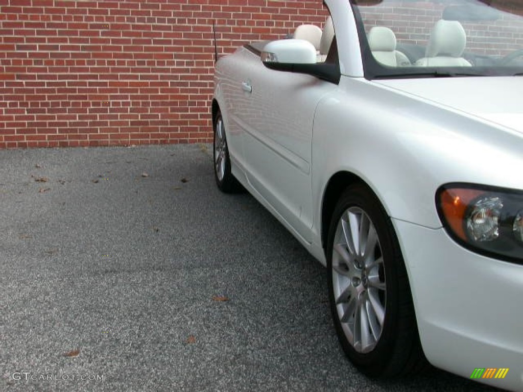 2009 C70 T5 Convertible - Ice White / Calcite photo #20