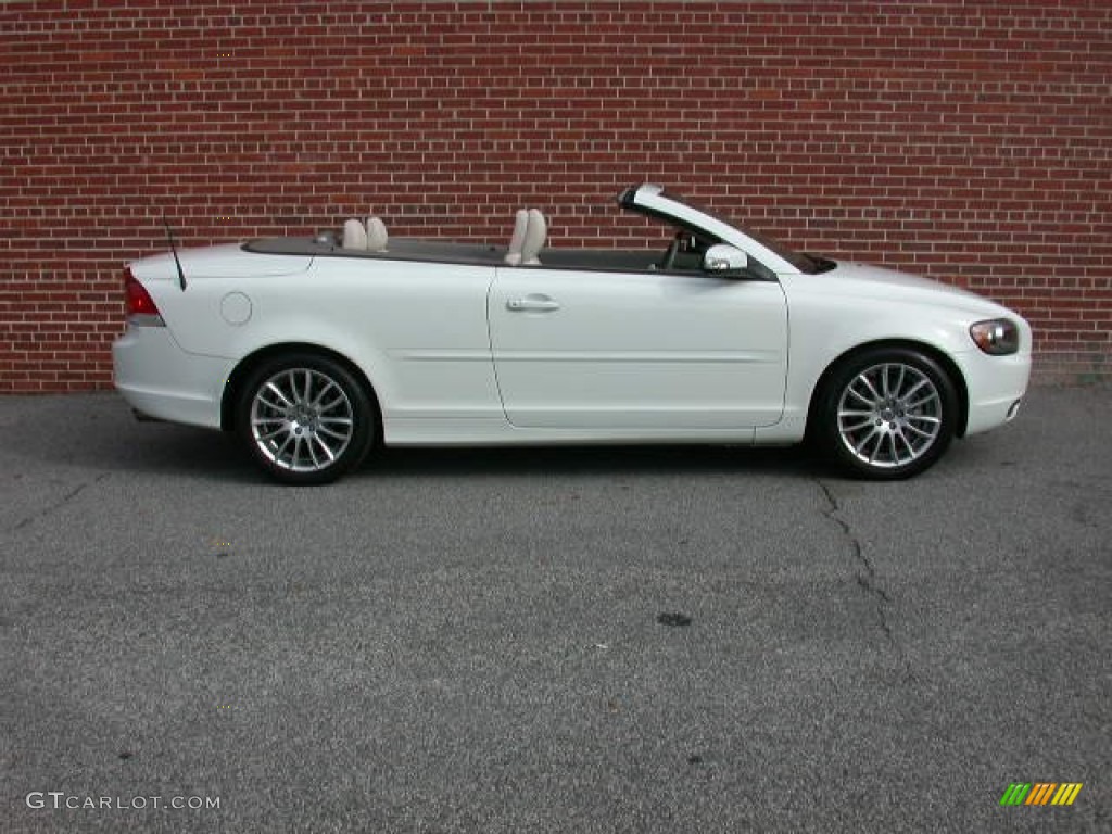 2009 C70 T5 Convertible - Ice White / Calcite photo #23