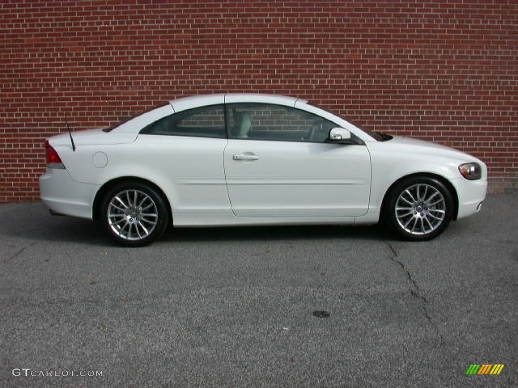 2009 C70 T5 Convertible - Ice White / Calcite photo #25