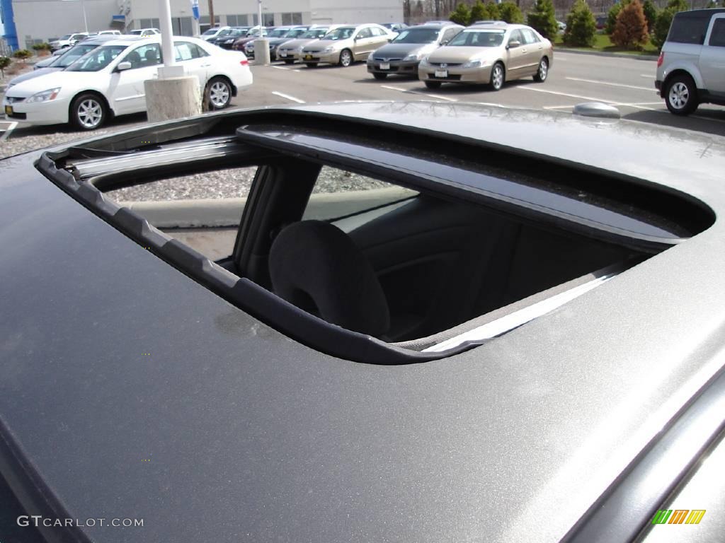 2006 Civic EX Coupe - Galaxy Gray Metallic / Gray photo #9