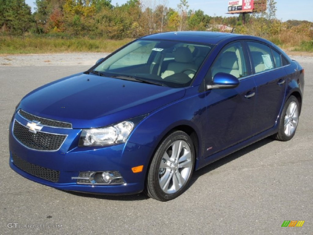 2013 Cruze LTZ/RS - Blue Topaz Metallic / Cocoa/Light Neutral photo #1