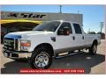 2008 Oxford White Ford F350 Super Duty XLT Crew Cab 4x4  photo #1