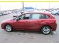 2012 Camellia Red Pearl Subaru Impreza 2.0i Premium 5 Door  photo #11