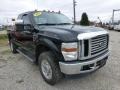 2009 Black Clearcoat Ford F350 Super Duty Lariat SuperCab 4x4  photo #7