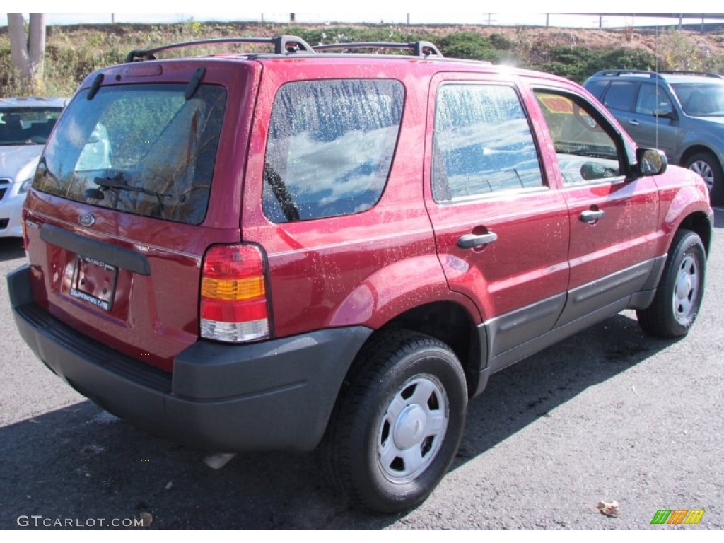 2003 Escape XLS V6 4WD - Redfire Metallic / Medium Dark Pebble photo #6