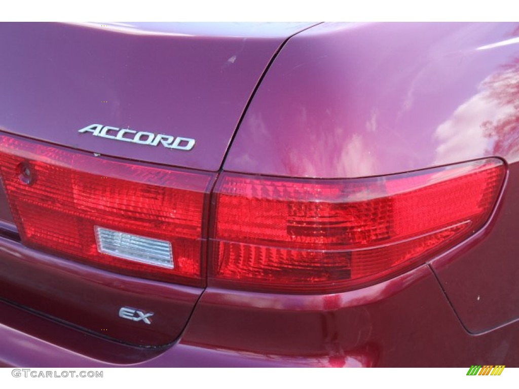 2005 Accord EX Sedan - Redondo Red Pearl / Gray photo #21
