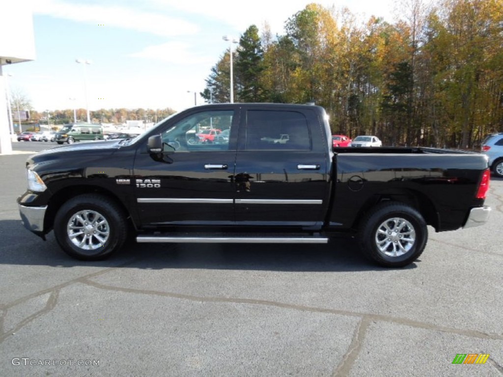 Black 2013 Ram 1500 Big Horn Crew Cab Exterior Photo #73155860