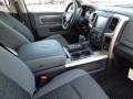  2013 1500 Big Horn Crew Cab Black/Diesel Gray Interior