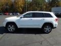 2013 Bright White Jeep Grand Cherokee Overland  photo #3