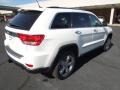 2013 Bright White Jeep Grand Cherokee Overland  photo #5