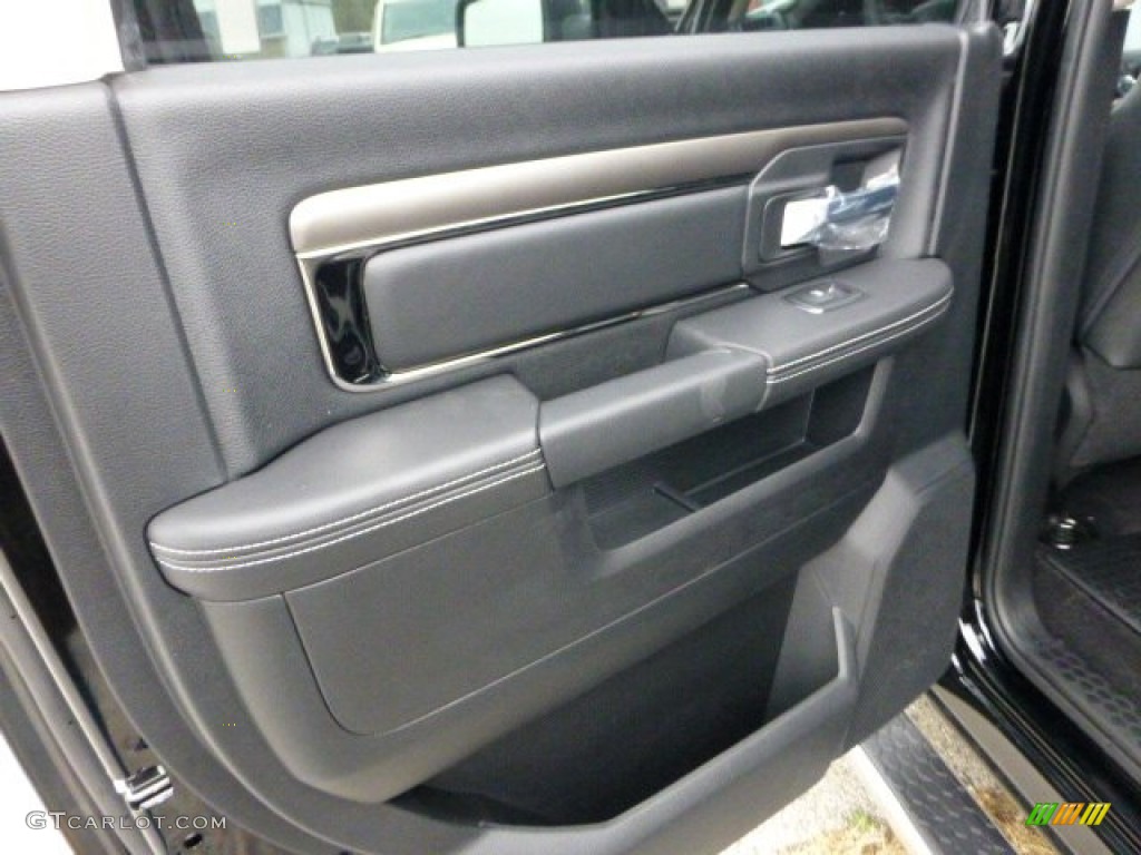 2013 Ram 1500 Sport Crew Cab 4x4 Black Door Panel Photo #73156639