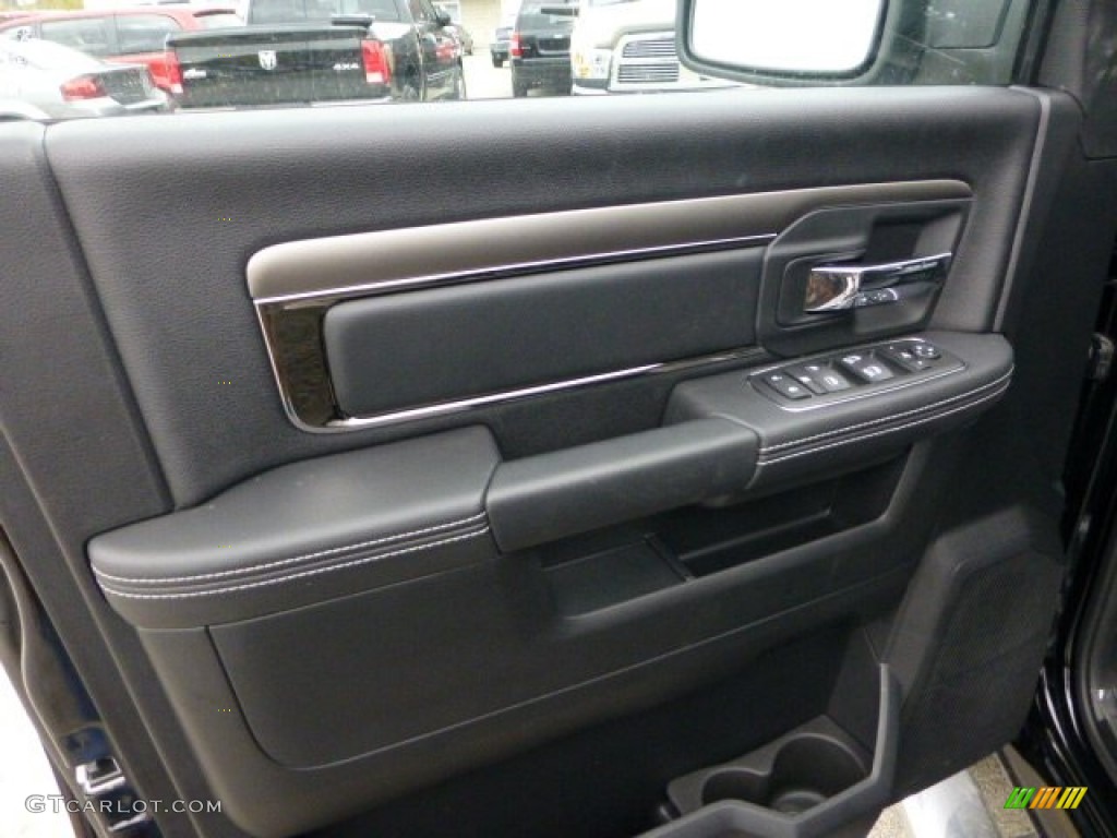 2013 Ram 1500 Sport Crew Cab 4x4 Black Door Panel Photo #73156656