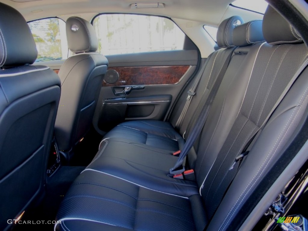 Jet/Ivory Interior 2013 Jaguar XJ XJ Photo #73157232