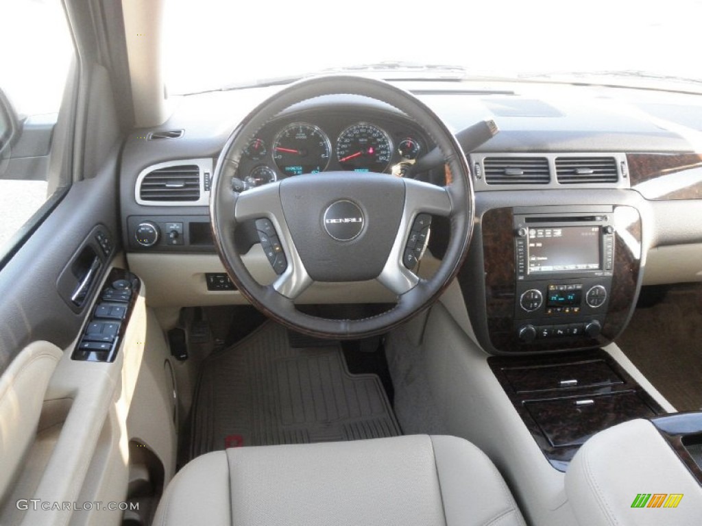 2013 Yukon XL Denali AWD - Champagne Silver Metallic / Cocoa/Light Cashmere photo #15