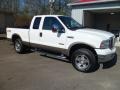 2007 Oxford White Clearcoat Ford F250 Super Duty Lariat SuperCab 4x4  photo #7