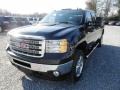 2013 Graphite Blue Metallic GMC Sierra 2500HD SLE Crew Cab 4x4  photo #3