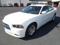 2013 Ivory Pearl Dodge Charger SXT  photo #2