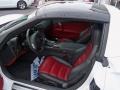 Ebony Black/Red Interior Photo for 2011 Chevrolet Corvette #73161336