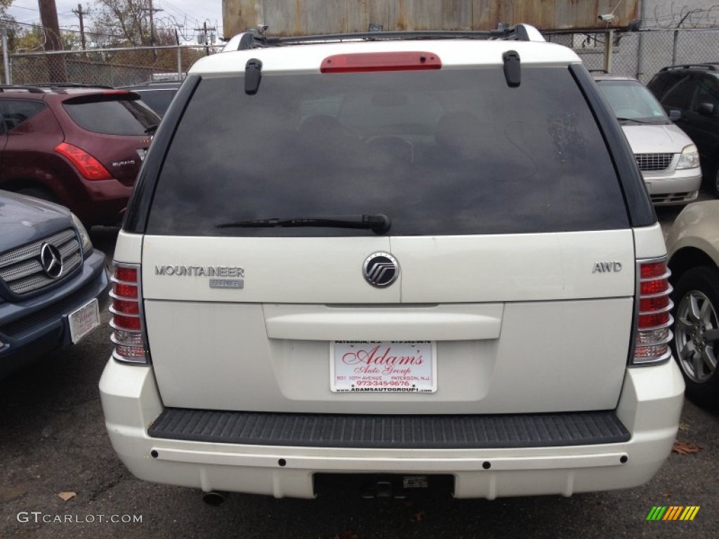 2004 Mountaineer Premier AWD - Ceramic White Pearl / Medium Dark Parchment photo #5